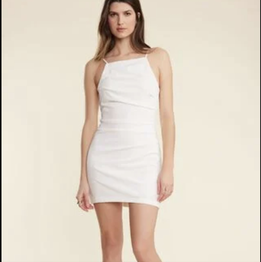 Draped mini dress